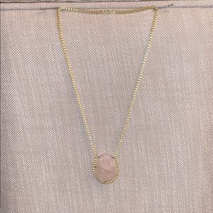 Anthropologie Blush Stone Statement Necklace